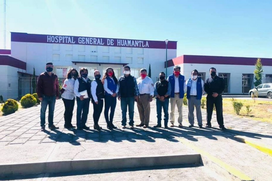 Clubes Rotario de Tlaxcala entregan 200 kits Covid-19 en Hospital General de Huamantla