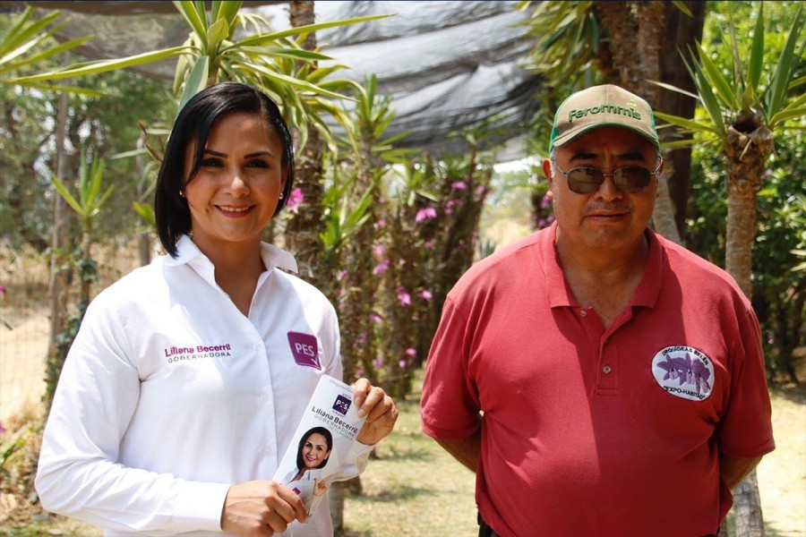 Intensa labor política de la candidata a la máxima magistratura de Tlaxcala, Liliana Becerril