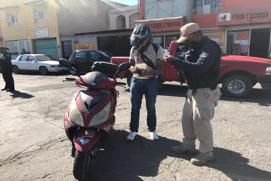 Operativos de verificación de motocicletas permitirá bajar la comisión de delitos en este tipo de vehículos.