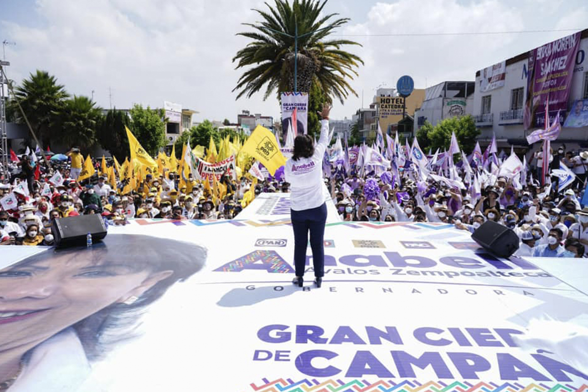 Gran cierre de campaña de Anabell Ávalos Zempoalteca, candidata de la alianza #UnidosPorTlaxcala para la gubernatura de Tlaxcala
