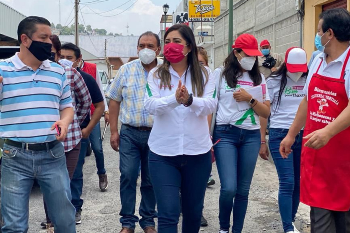 Los capitalinos confiarán en el proyecto que busca hacer el bien para #Tlaxcala: @AnabelAlvaradoV