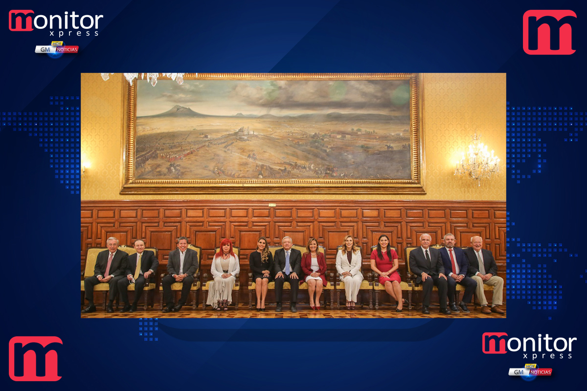 Se reúne Lorena Cuéllar con el Presidente de México en Palacio Nacional