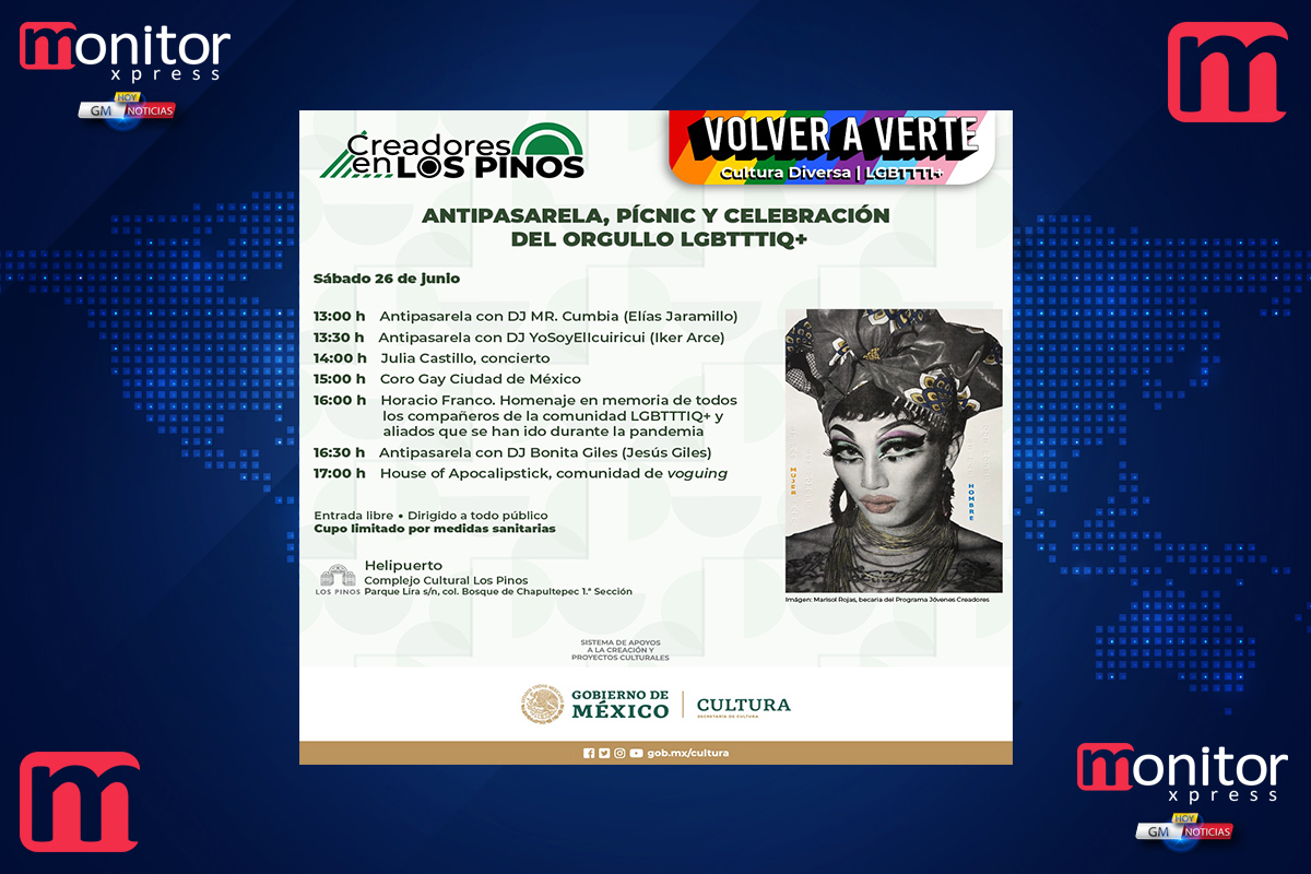 El SACPC y el Complejo Cultural Los Pinos celebran la diversidad con actividades en el marco del Día Internacional del Orgullo LGBTTTI+