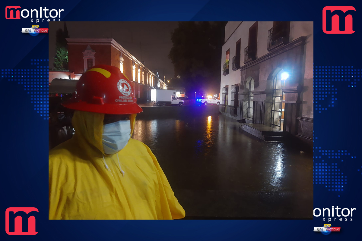 Activa CEPC operativo ante lluvia en la capital