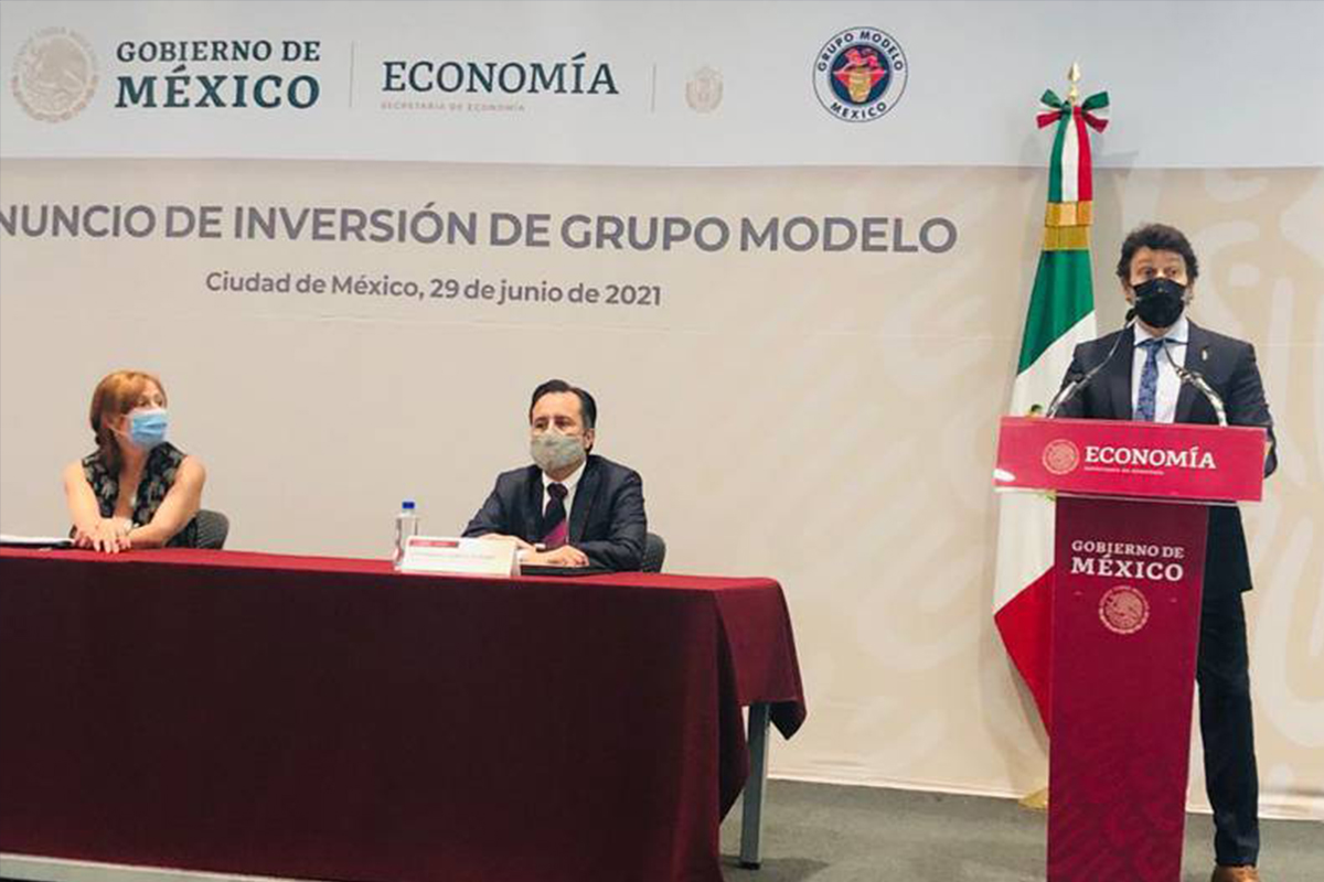 Grupo Modelo anuncia inversión de 3 mil mdp en Veracruz