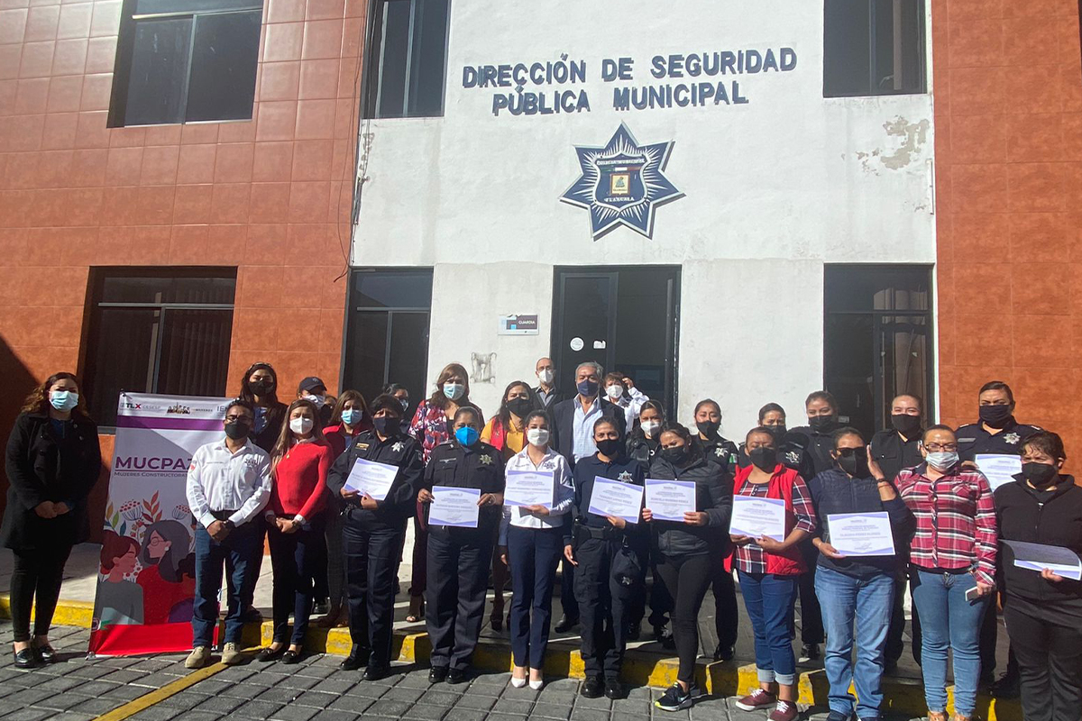 Imparte plática MUCPAZ a mujeres policías de la capital sobre “Género y Prevención de la Violencia”