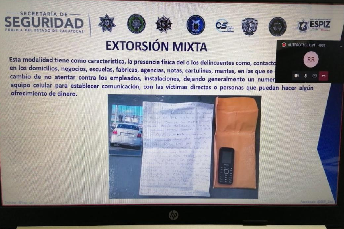 Capacita SSP a empresas zacatecanas en prevención de secuestro y extorsión