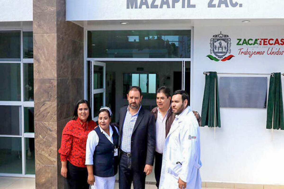 Con dos nuevos hospitales y cinco centros de salud, cumple Tello a las y los zacatecanos