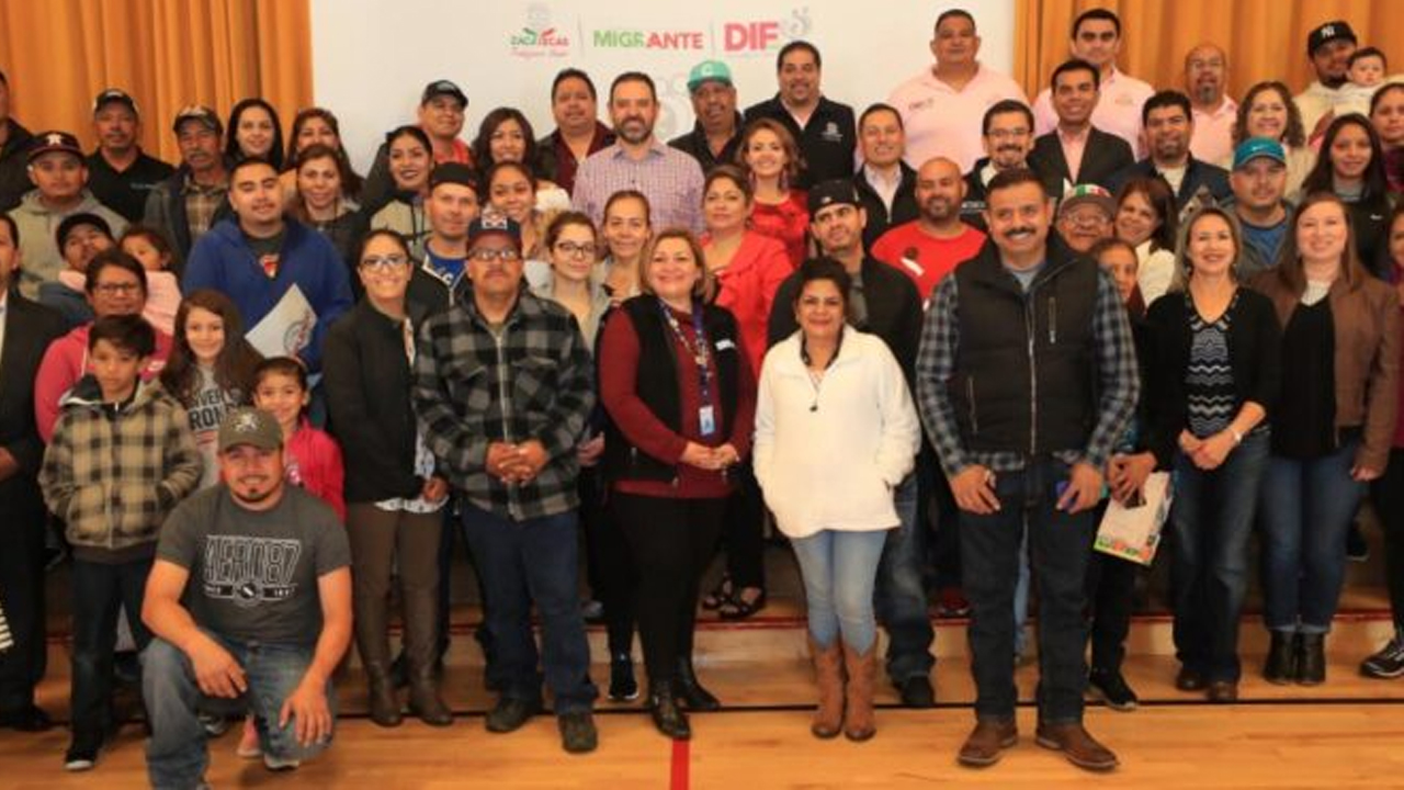Gobierno de Alejandro Tello honró su compromiso con la comunidad migrante de Zacatecas