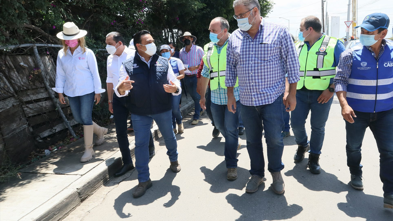Luis Nava Santa recorre María Magdalena Querétaro