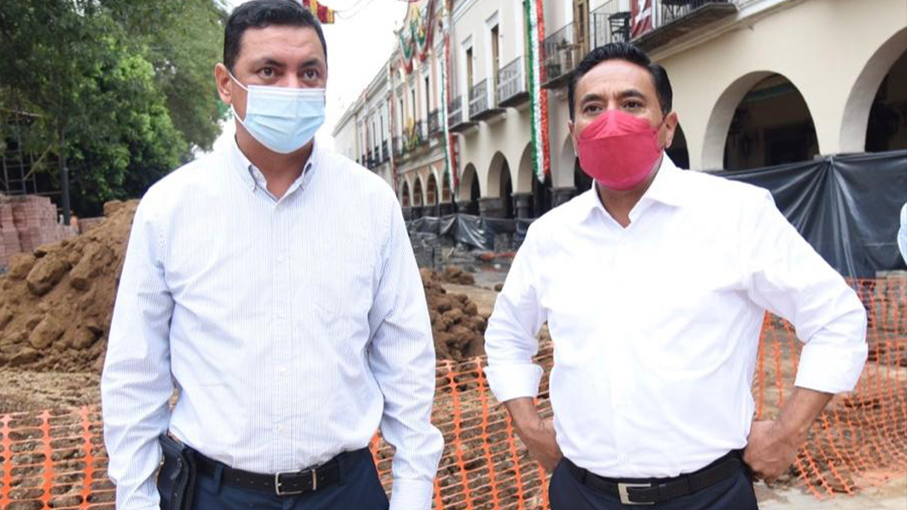 Gestiona Jorge Corichi recursos para mejorar la infraestructura de la Ciudad de Tlaxcala