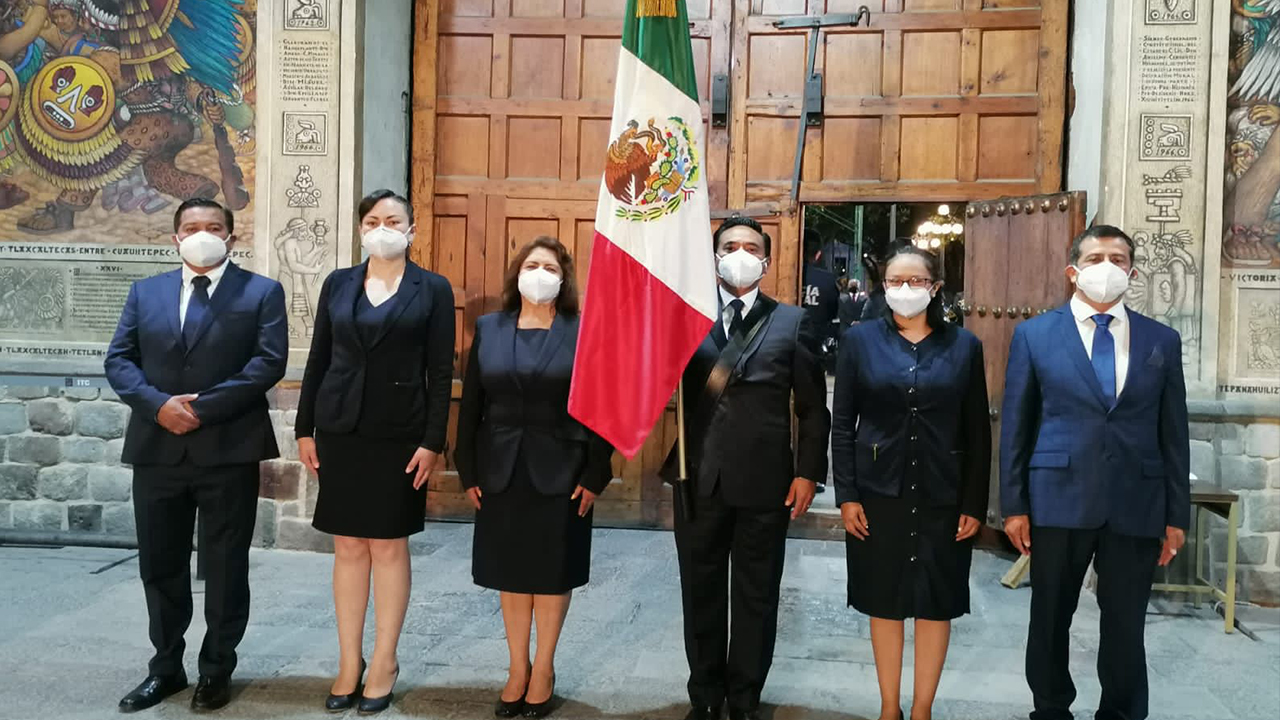 El Presidente Municipal Jorge Corichi participó en la Ceremonia del Grito de Independencia en Palacio de Gobierno