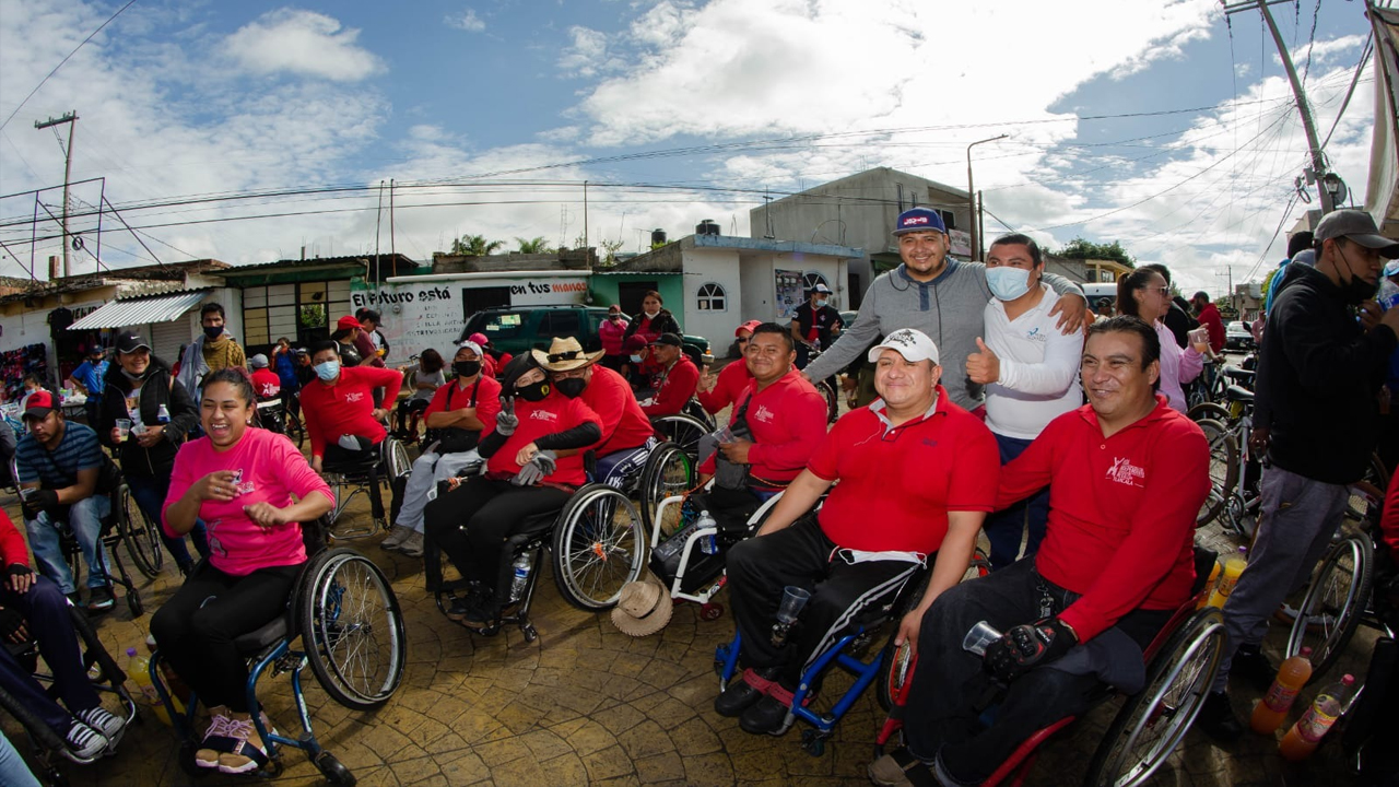 IMJUVE y fundación Vida Independiente realizan rodada ciclista