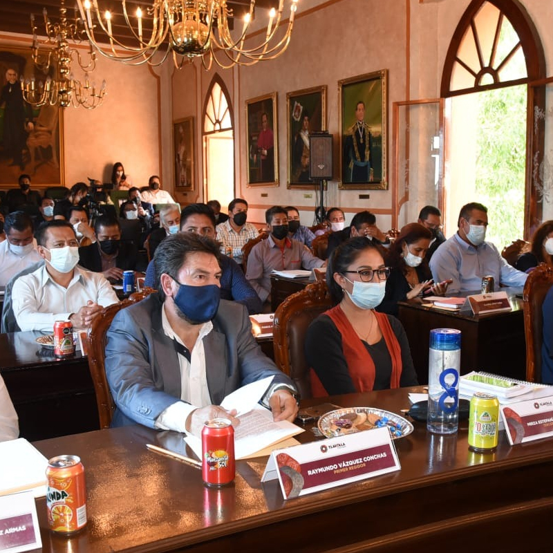 Instalan las comisiones de Honor y Justicia de la Policía Municipal, Salud, Desarrollo Municipal y Conservación del patrimonio del centro histórico de Tlaxcala