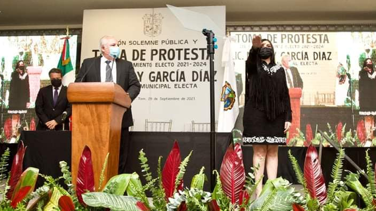 Toma protesta Nataly García como Alcaldesa de Díaz Ordaz Tamaulipas
