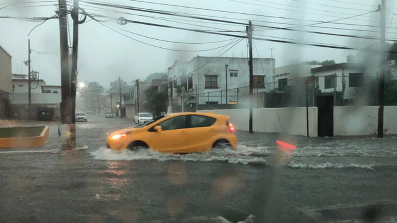 Sur de Tamaulipas, inundado por torrenciales lluvias