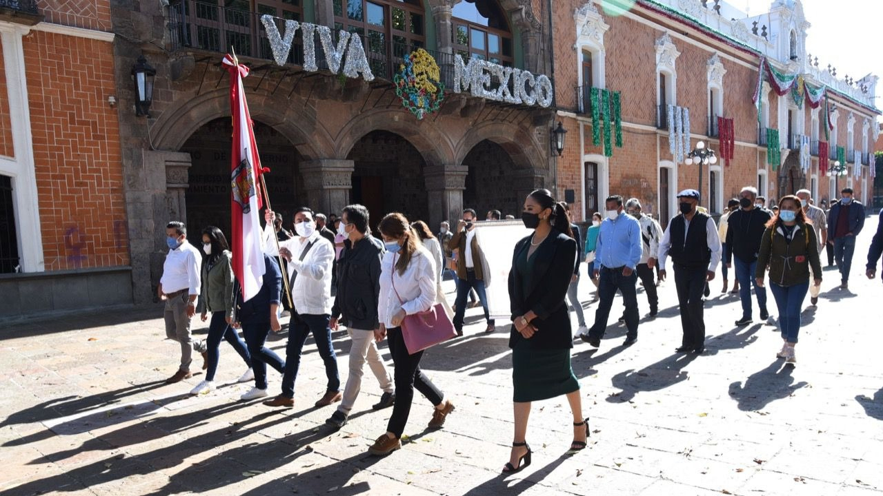 Retoma la Ciudad de Tlaxala la tradición centenaria del Paseo del Pendón