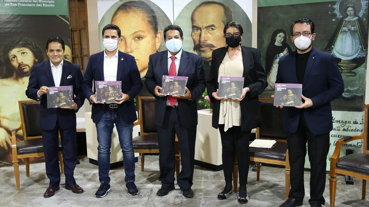 Presentan libro “Alteños y abajeños en la pintura de Hermenegildo Bustos” en Guanajuato