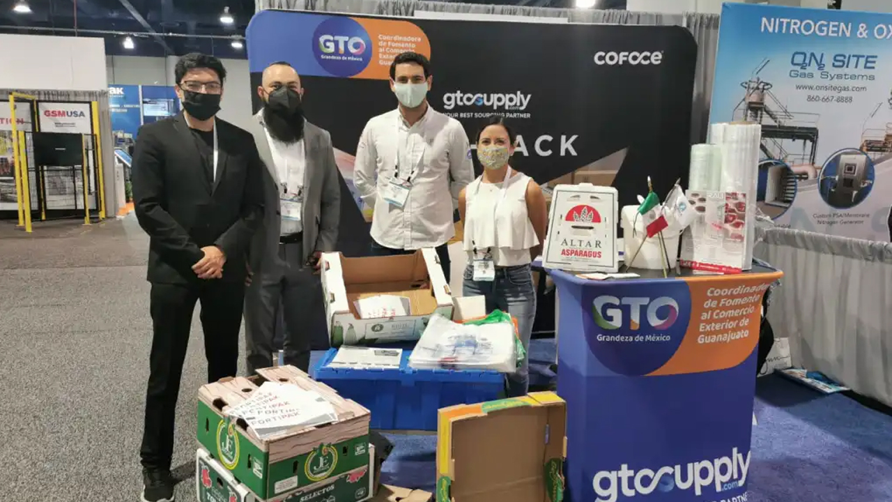 Promueve COFOCE en Guanajuato a empresas de empaques en feria internacional PACK EXPO en Las Vegas, Nevada