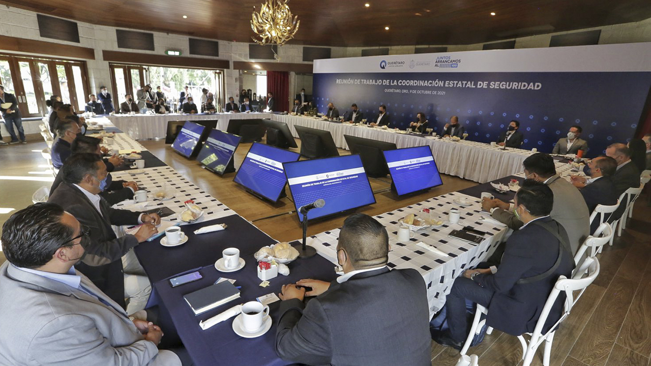 Mesa de trabajo de la Coordinación Estatal de Seguridad: VIDEO