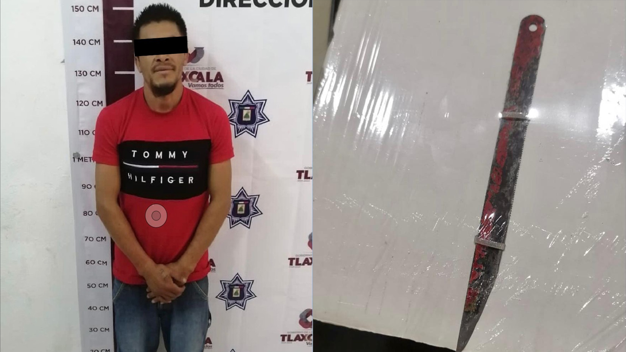 Detiene Policía de Tlaxcala a sujeto por portación de arma de fuego hechiza