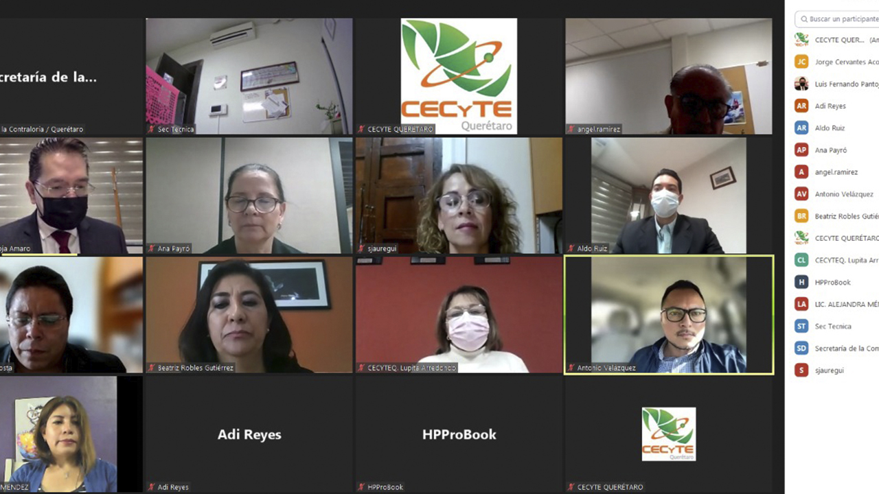 Realiza CECyTEQ 1ª Reunión Extraordinaria de la Junta Directiva
