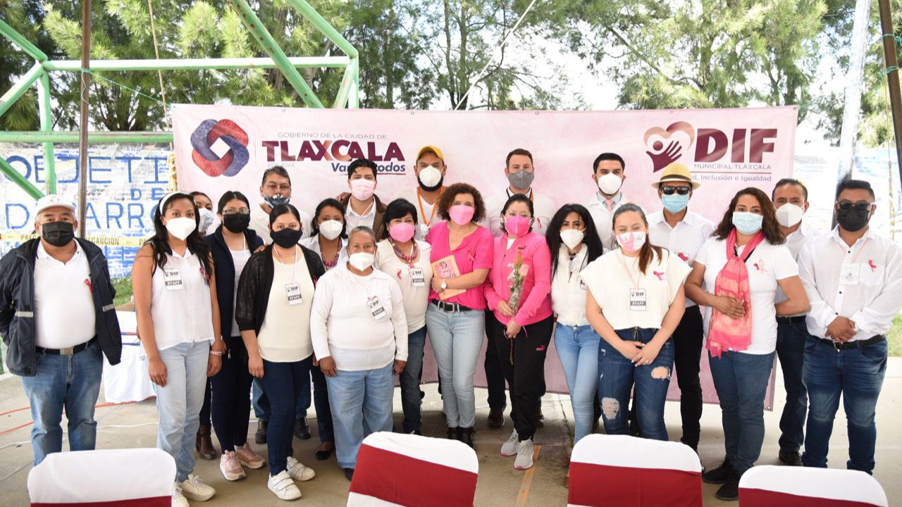 Intensifica DIF de Tlaxcala Capital promoción de actividades conmemorativas del “mes rosa”