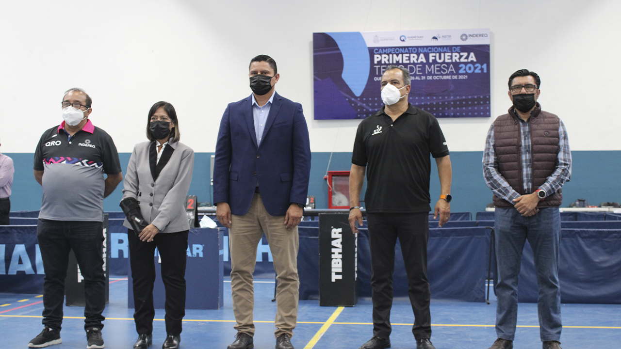 Inauguran Campeonato Nacional de Primera Fuerza de Tenis de Mesa