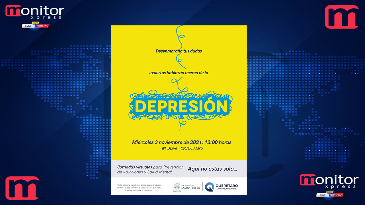 Secretaría de Salud invita a jornadas virtuales en prevención de adicciones y salud mental