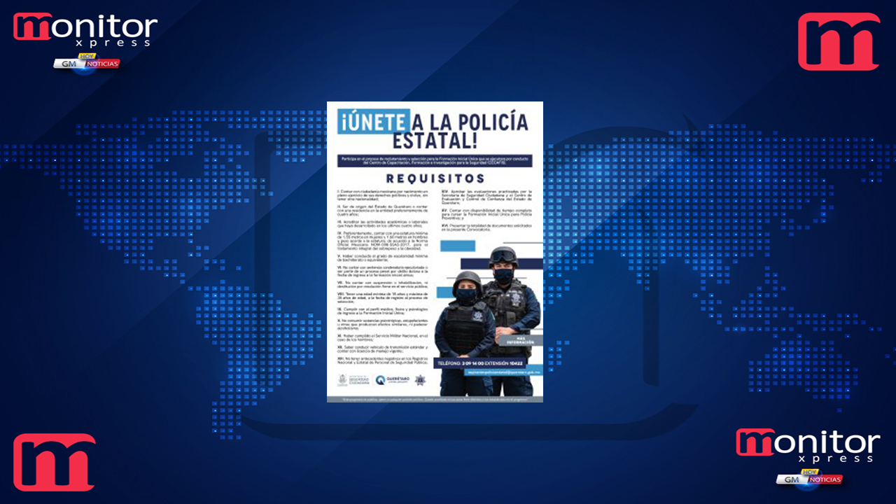 Abre SSC convocatoria para policía preventivo estatal