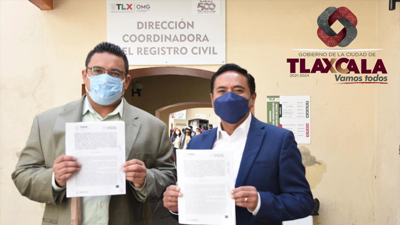 Incrementan coordinación Ayuntamiento de Tlaxcala y Registro Civil Estatal