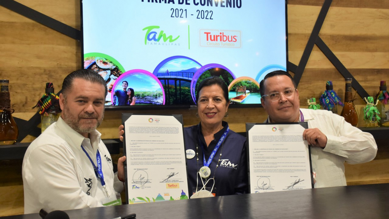 Tamaulipas firma trascendentes acuerdo en el marco del Tianguis Turístico México Mérida 2021