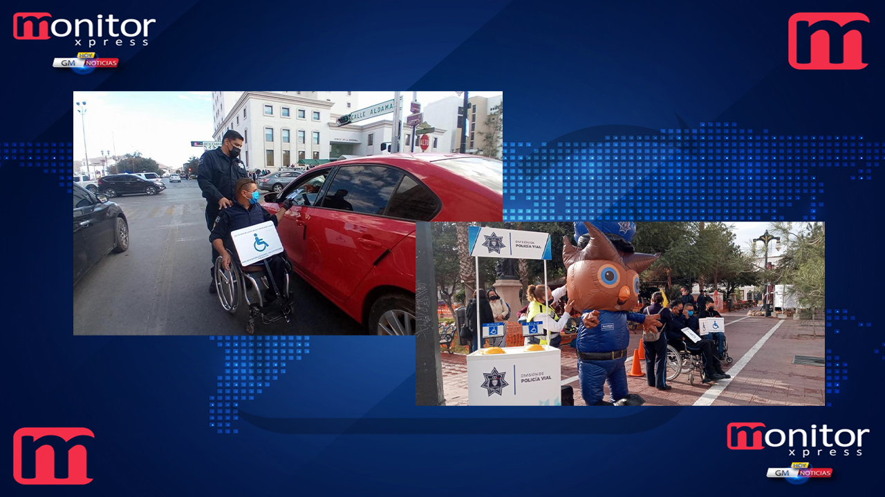 Policía Vial sensibiliza a automovilistas sobre trato a personas con discapacidad