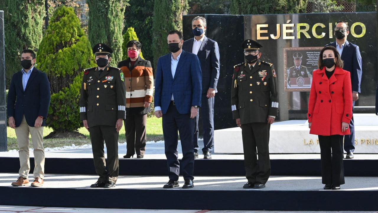 Reconoce Gobernador labor del personal militar durante la pasada contingencia de lluvias en Querétaro