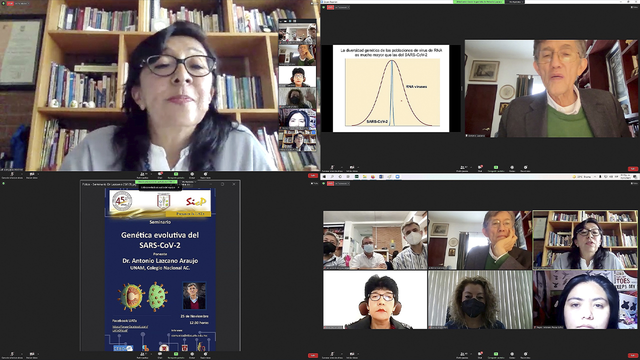 Disertan en la UATx sobre el SARS-CoV-2