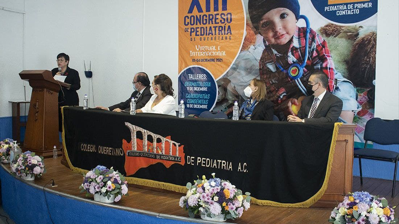 Secretaria de Salud inaugura Congreso Internacional del Colegio de Pediatras de Querétaro