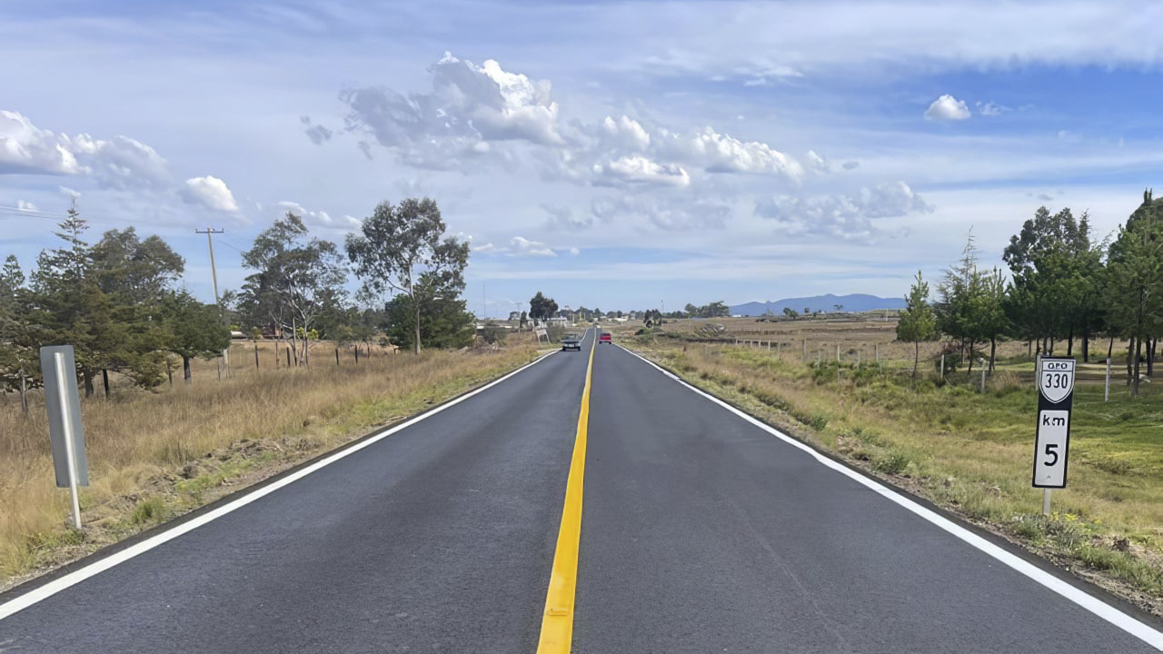 Concluye CEI rehabilitación de la carretera Amealco – San Ildefonso