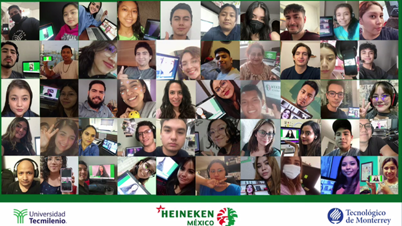 Celebran Tec de Monterrey, Tecmilenio y HEINEKEN México 11 años de becar a jóvenes talentosos