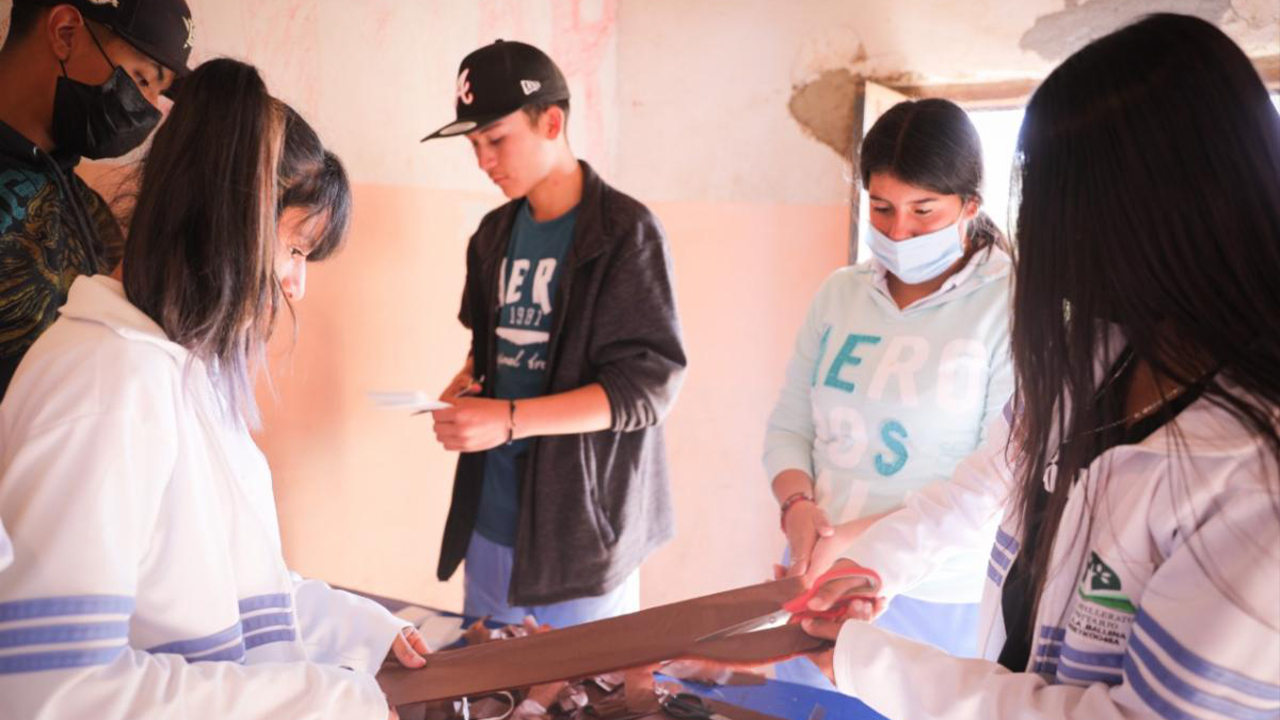 Desde la educación, las y los jóvenes se suman a los esfuerzos por regenerar el tejido social