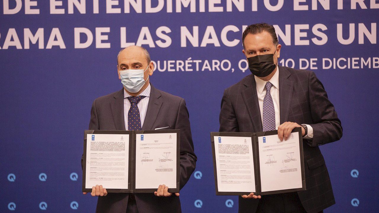 Fortalece Gobierno lazos colaborativos con el Programa de las Naciones Unidas Para el Desarrollo