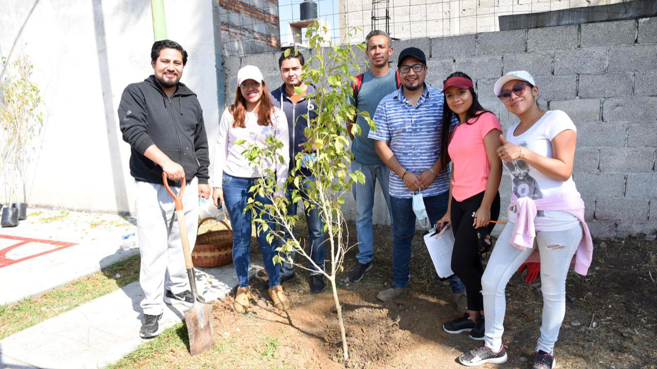 Avanza Ayuntamiento de Tlaxcala en rehabilitación y reforestación de parques