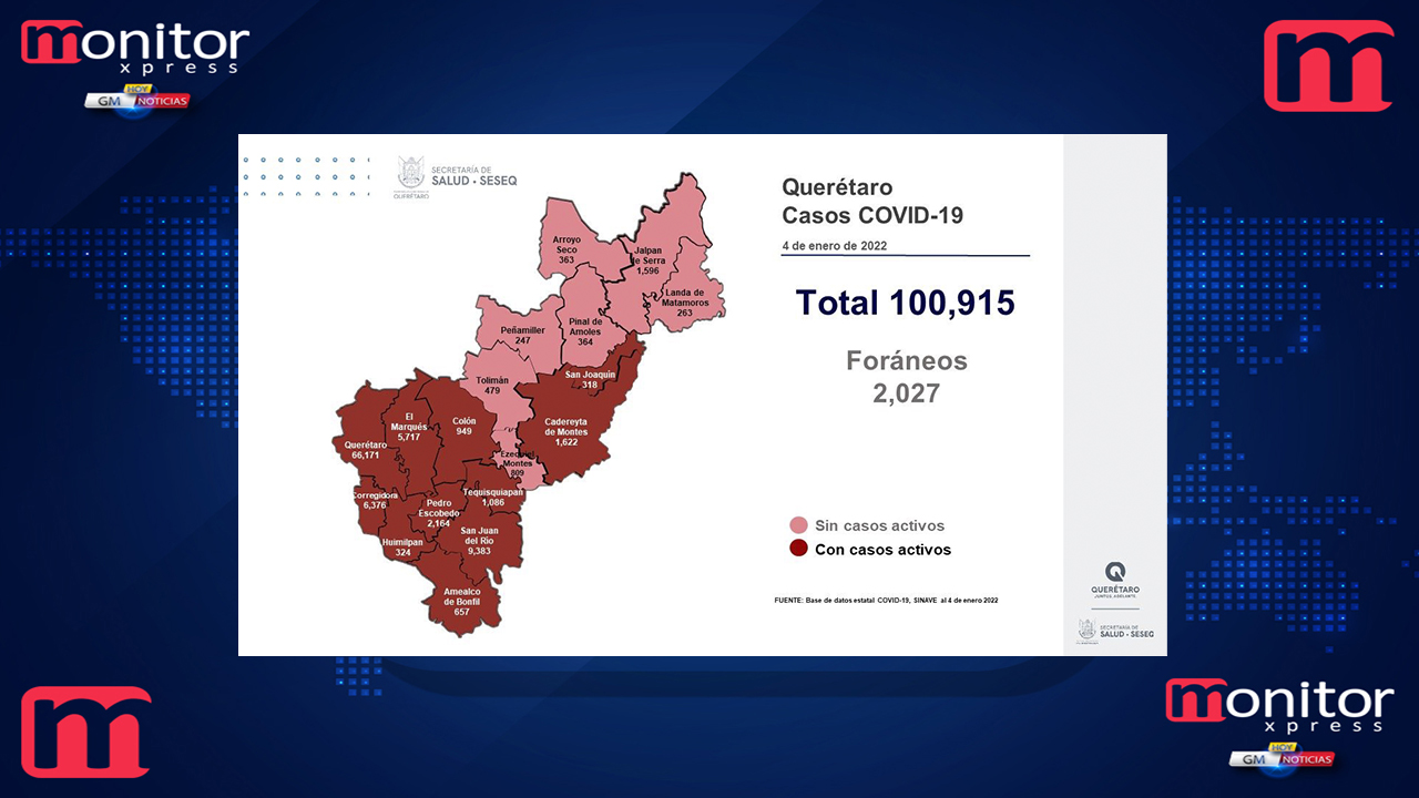 Querétaro con registro de 94 mil 473 altas de COVID-19