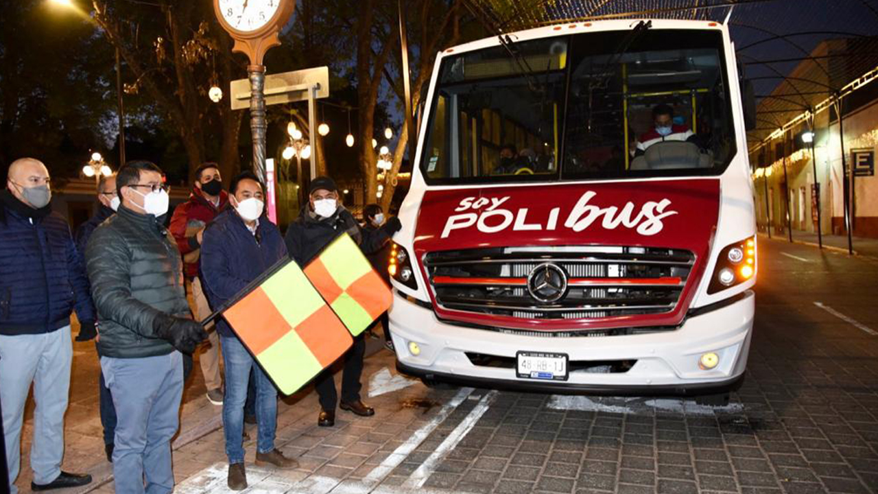 Dan banderazo de salida al “Polibus”