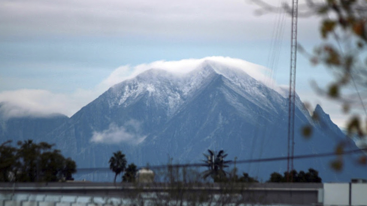 Se esperan nevadas en las zonas montañosas de Nuevo León para este viernes