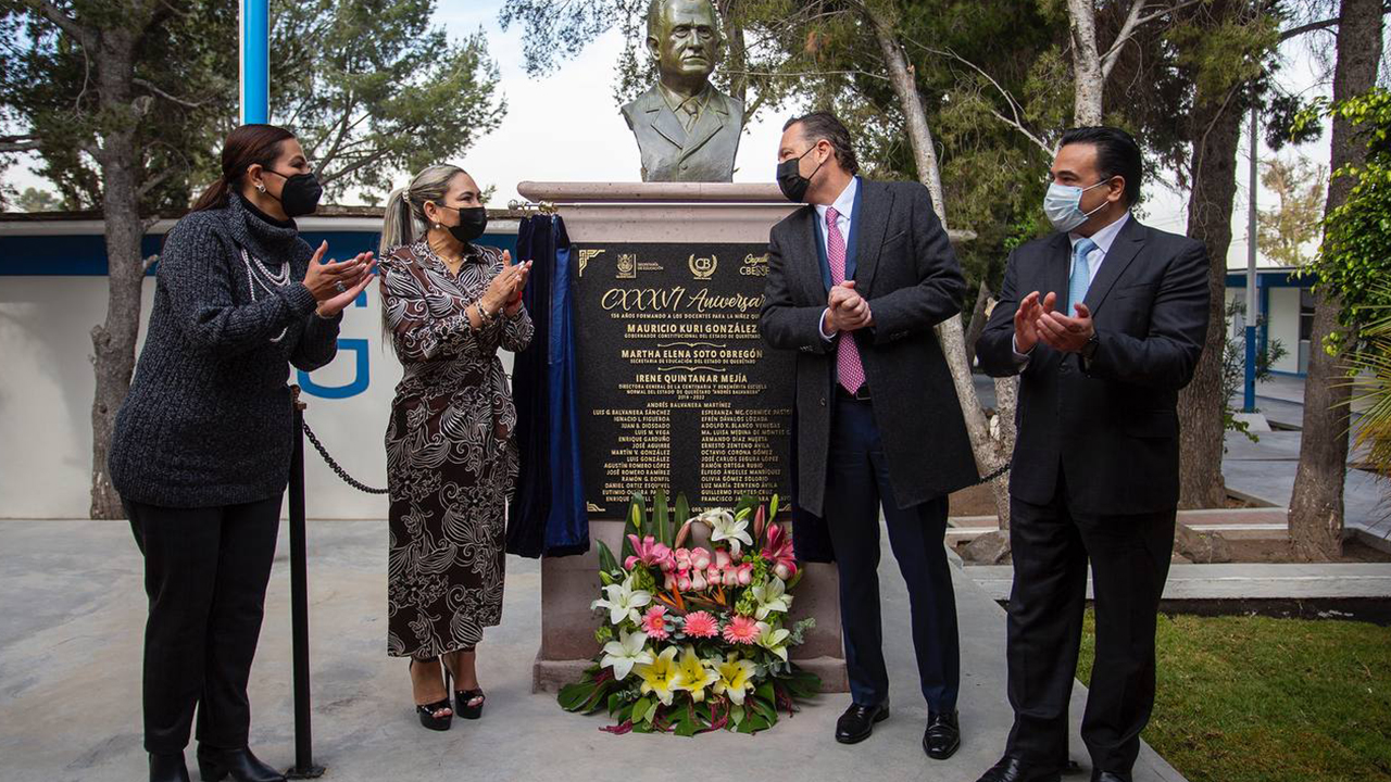 Encabeza Gobernador conmemoración del CXXXVI Aniversario de la CBENEQ