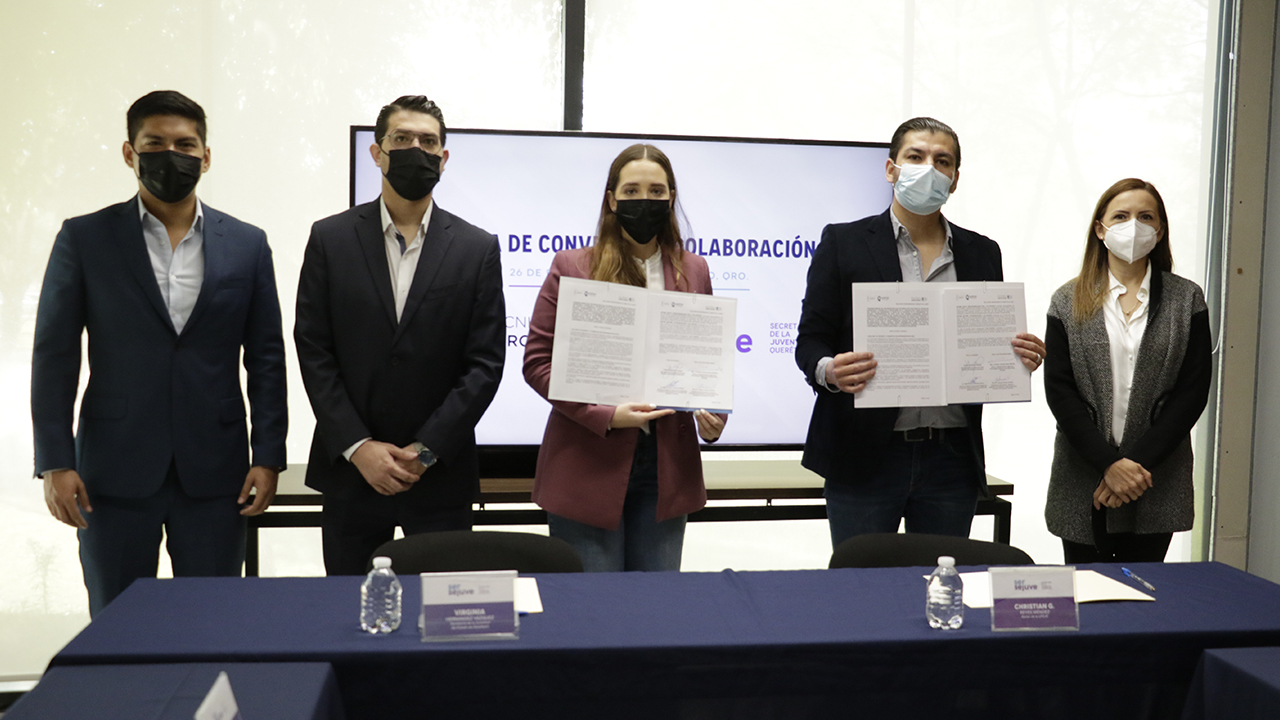 UPSRJ y SEJUVE signan convenio de colaboración