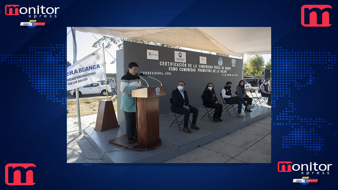 Certifica SESA como Comunidad Promotora de la Salud a Presa de Bravo