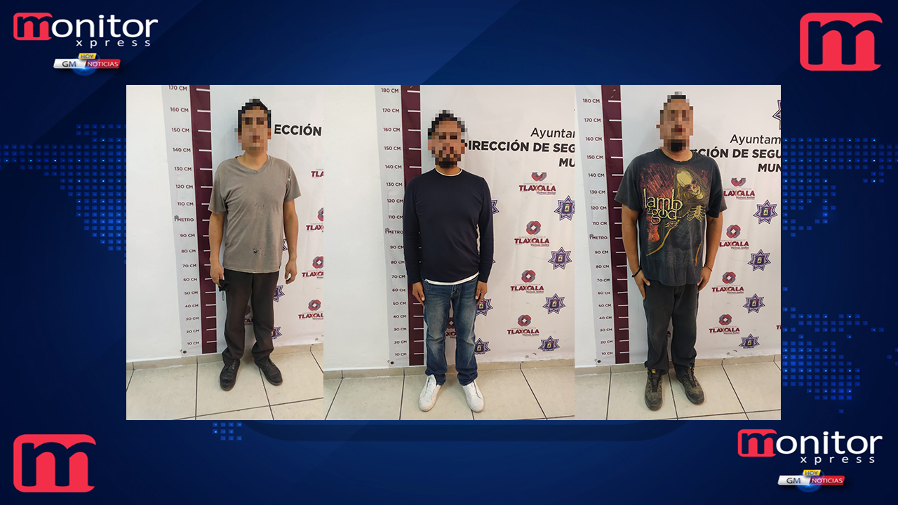 Atrapa policía capitalina a tres ladrones de viviendas en la Joya