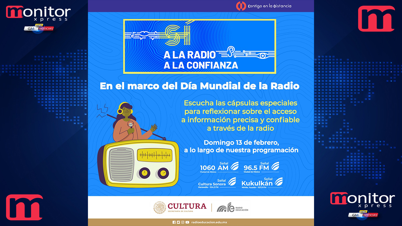 Radio Educación tendrá una programación especial en conmemoración del Día Mundial de la Radio