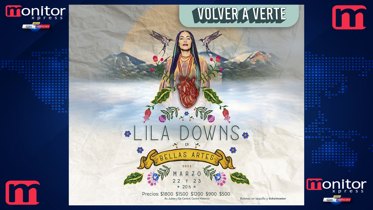 Lila Downs compartirá la magia de su canto en el Palacio de Bellas Artes